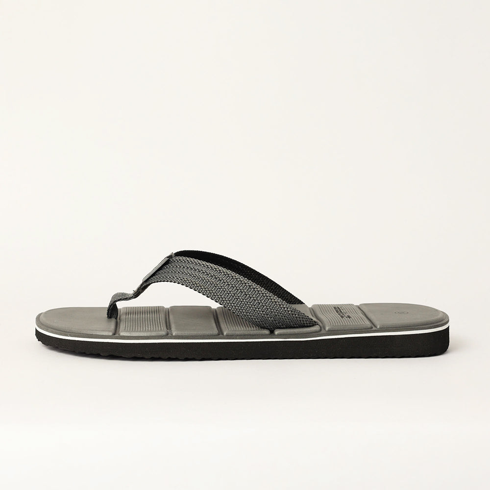Thong Sandal.Canvas Upper.Grid Insock.