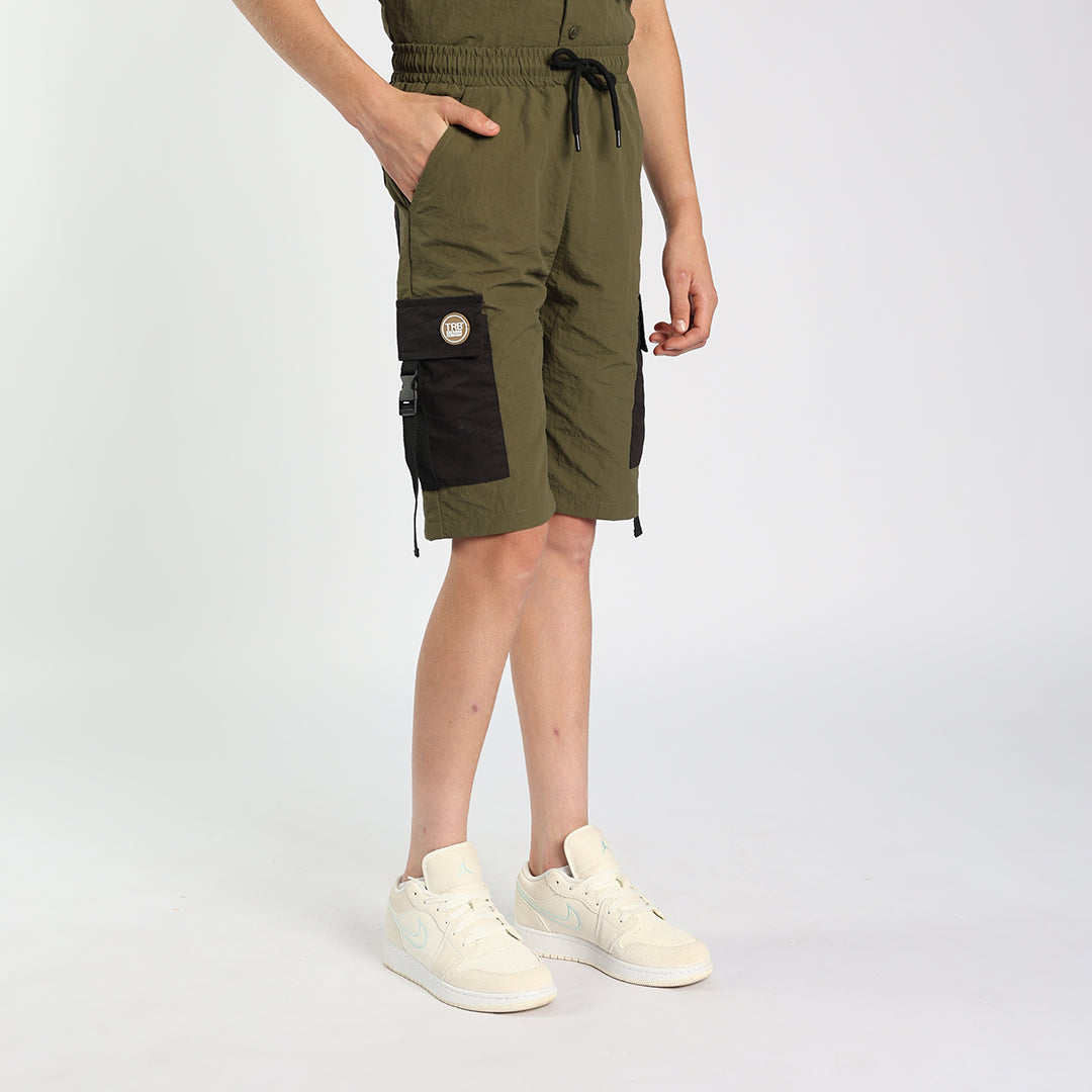 Olive Cargo Short