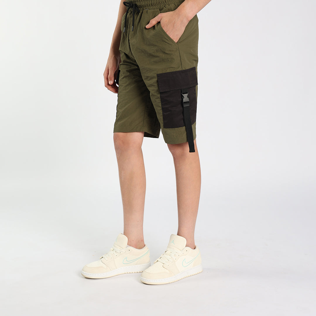 Olive Cargo Short