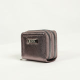 Crosshatch Pu Card Holder Purse