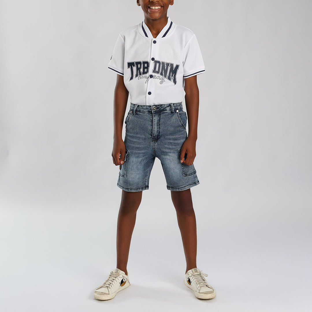 Denim Cargo Short
