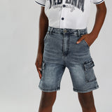 Denim Cargo Short
