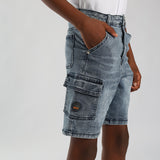 Denim Cargo Short