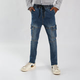 Denim Cargo Jogger