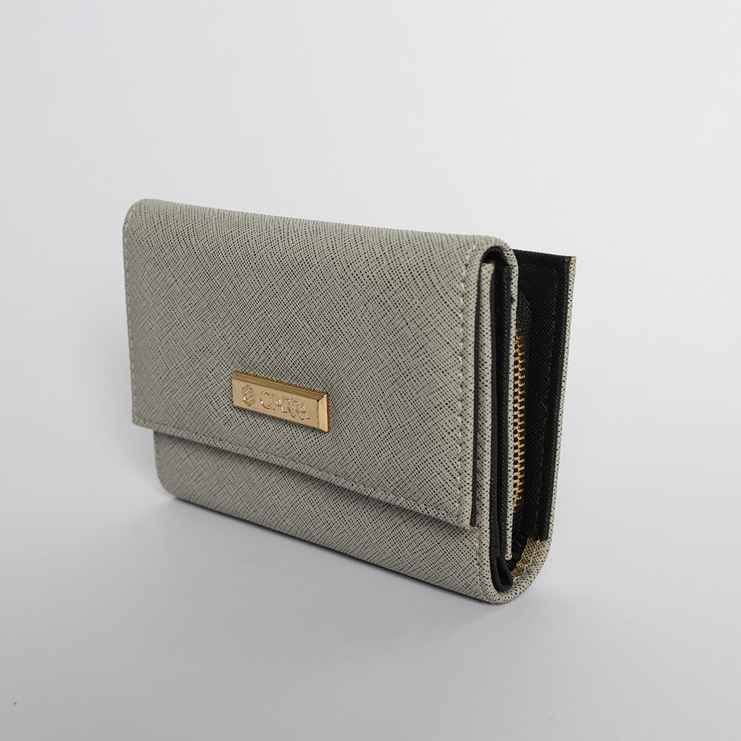 Mid Flap Wallet.Safiano.