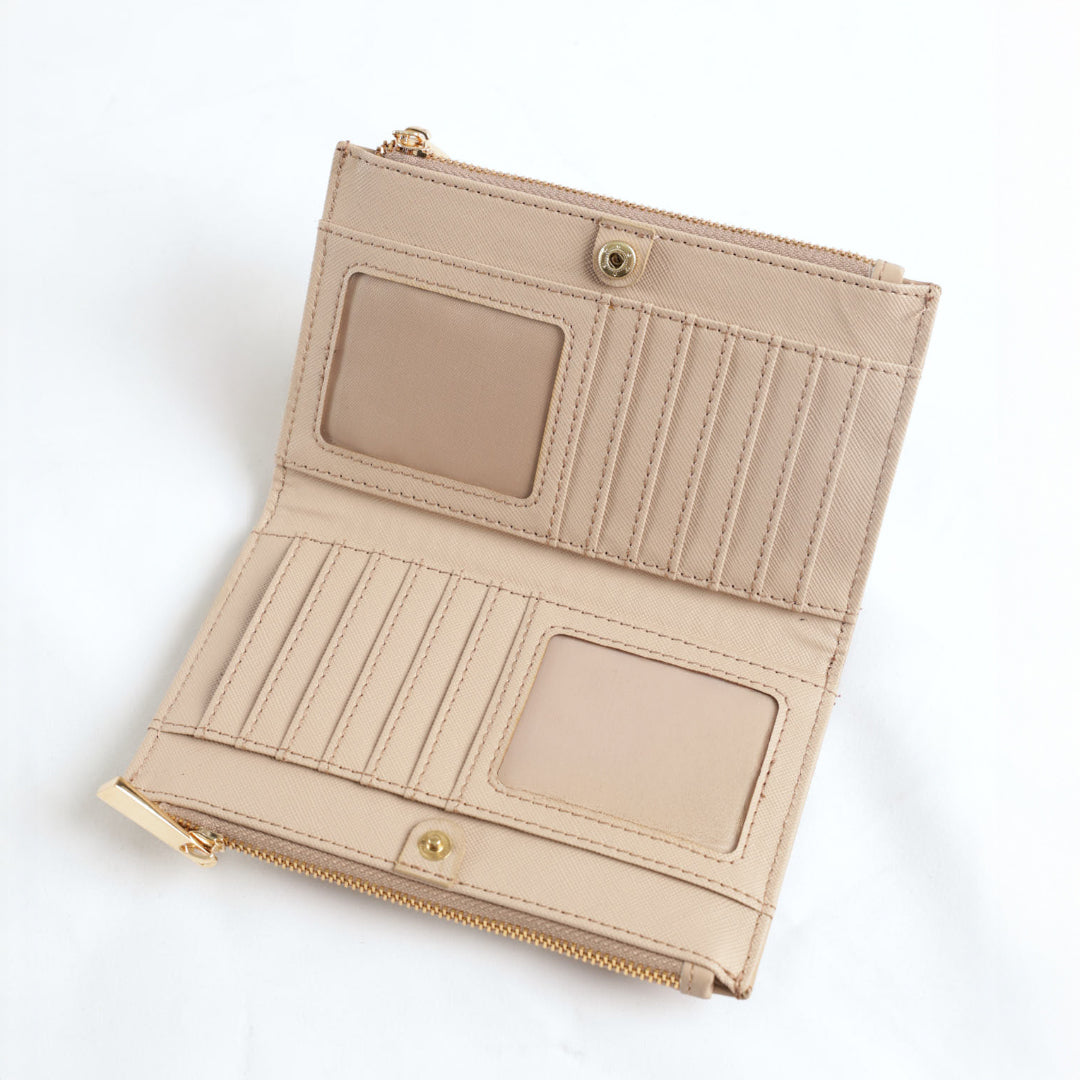 Mid Flap Wallet.Safiano.