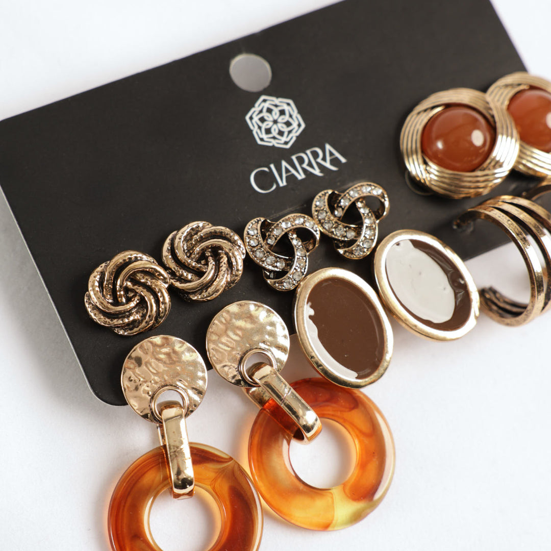 6 Pack Earring Set.
