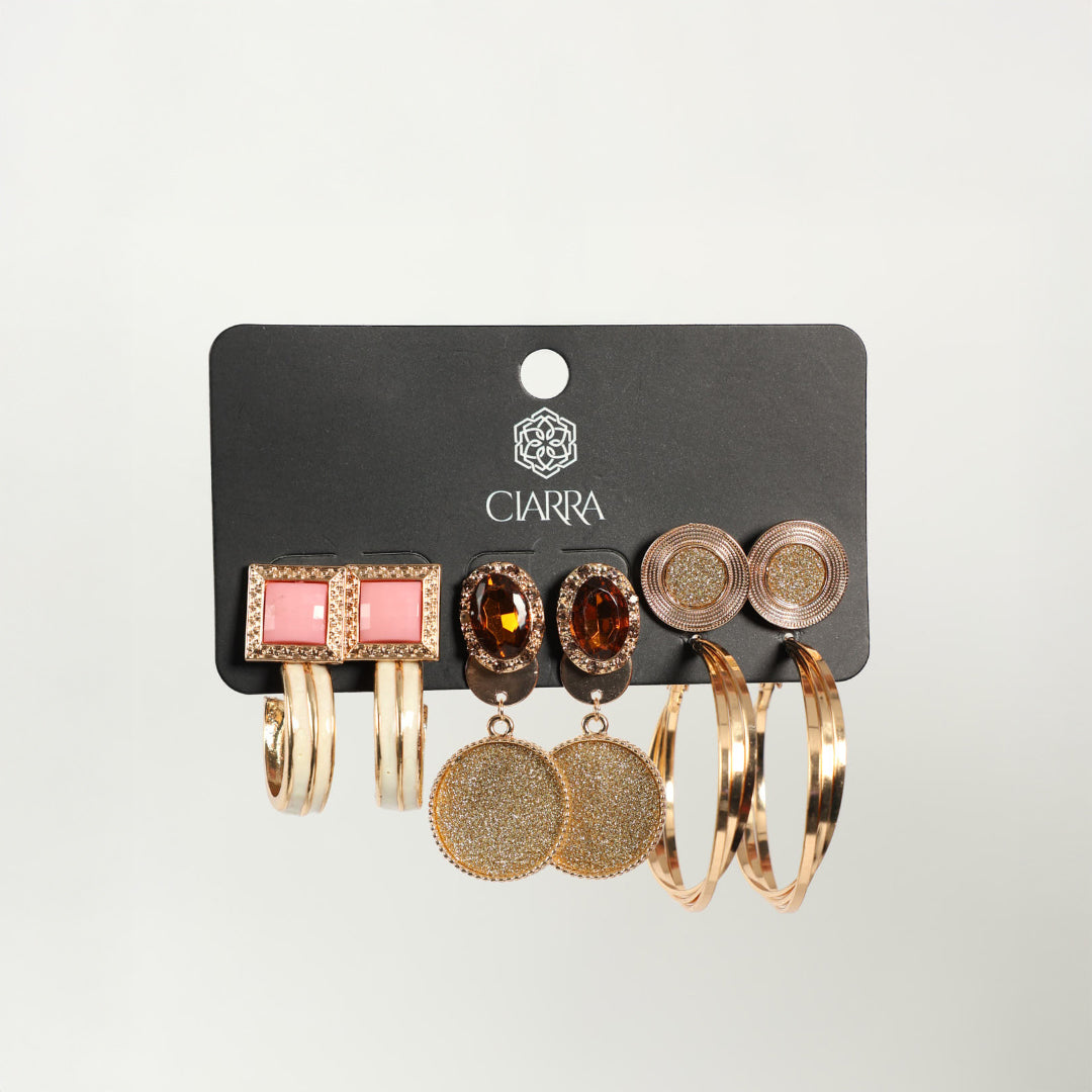 6 Pack Earring Set.