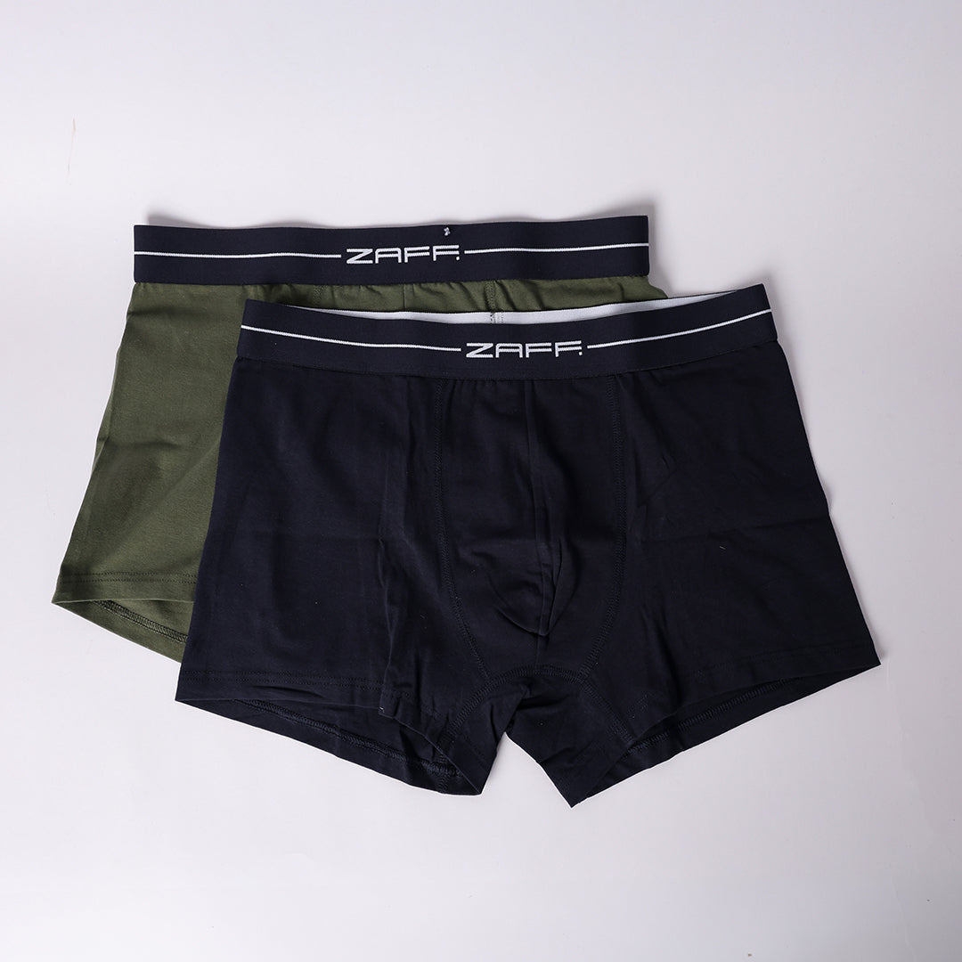 NAVY/FATIGUE 2 PACK KNITTED BOXERS