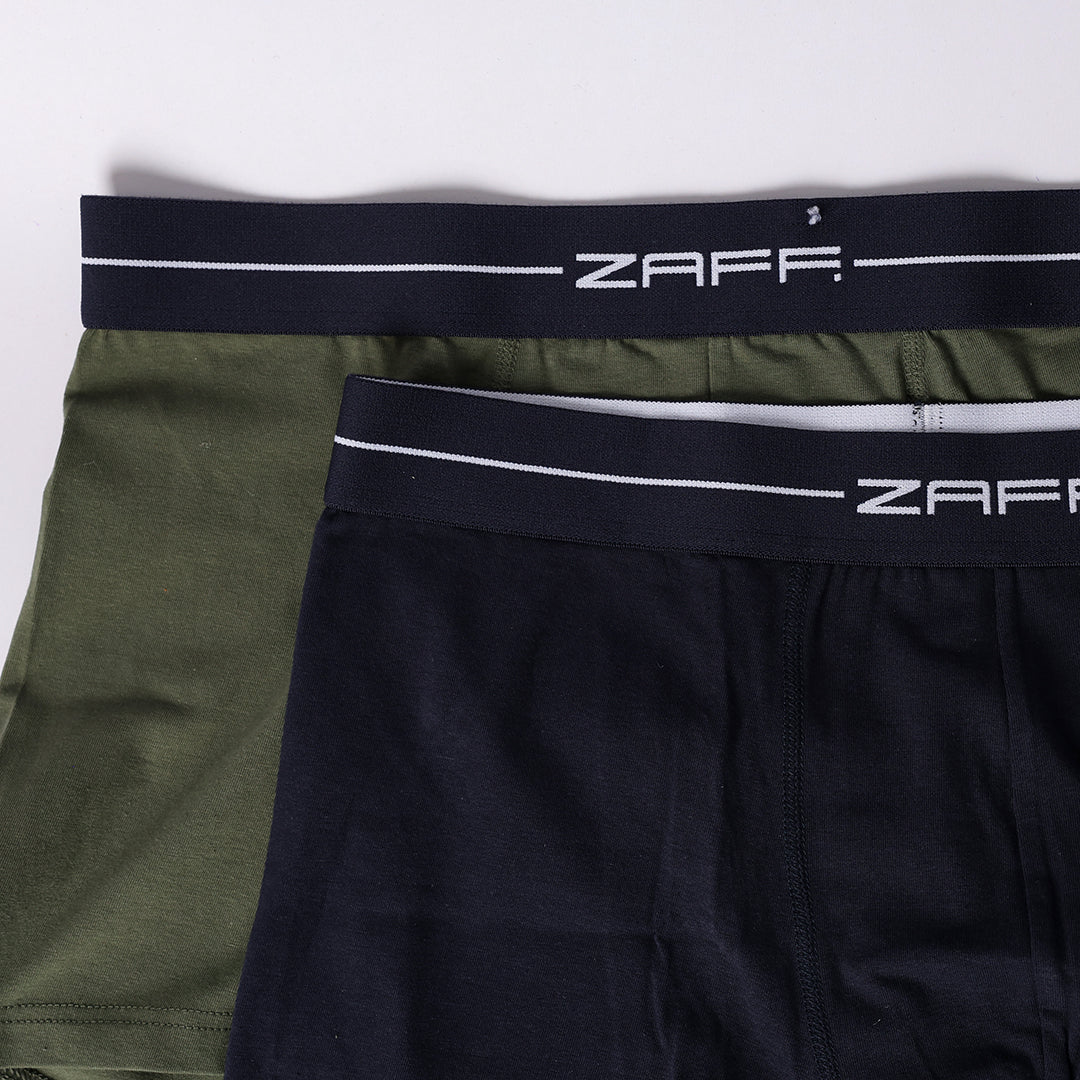 NAVY/FATIGUE 2 PACK KNITTED BOXERS