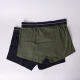 NAVY/FATIGUE 2 PACK KNITTED BOXERS