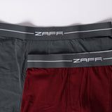 BURGUNDY/CHARCOAL MELANGE 2 PACK KNITTED BOXERS