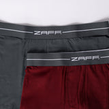 BURGUNDY/CHARCOAL MELANGE 2 PACK KNITTED BOXERS