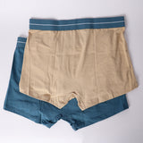 MALLARD BLUE/STONE  2 PACK KNITTED BOXERS