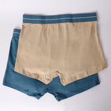 MALLARD BLUE/STONE  2 PACK KNITTED BOXERS