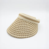 2 Toned Straw Visor