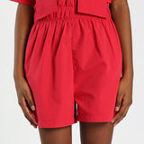 Pink Paperbag Shorts