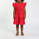 Red Tiered Dress