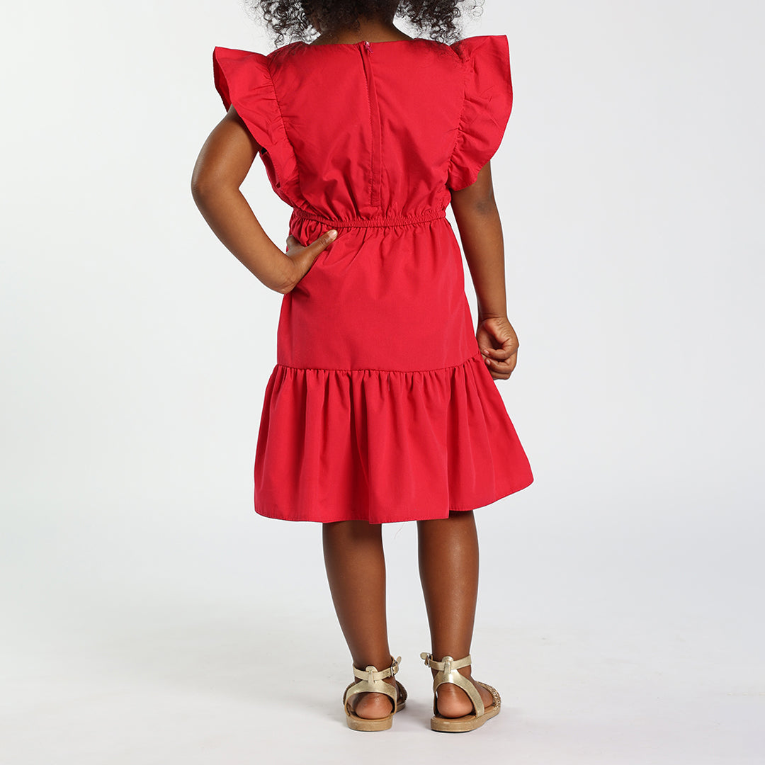 Red Tiered Dress