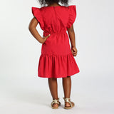 Red Tiered Dress