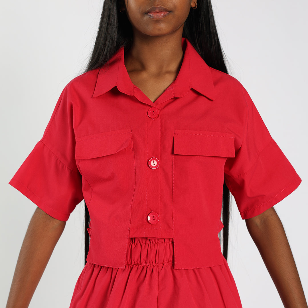 Pink Batwing Top