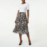 LADIES PRINTED WRAP SKIRT