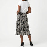 LADIES PRINTED WRAP SKIRT
