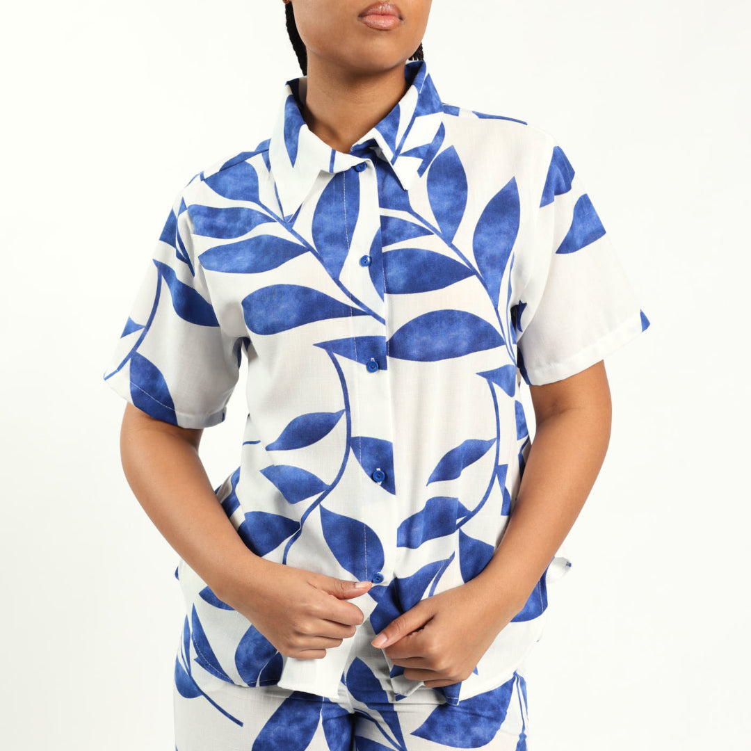Alora Ladies Floral Resort Shirt