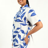 Alora Ladies Floral Resort Shirt