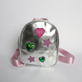 Star And Heart Applique Detail Backpack