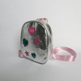 Star And Heart Applique Detail Backpack