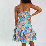 TRB GIRLS WHITE/BLUE DRESS