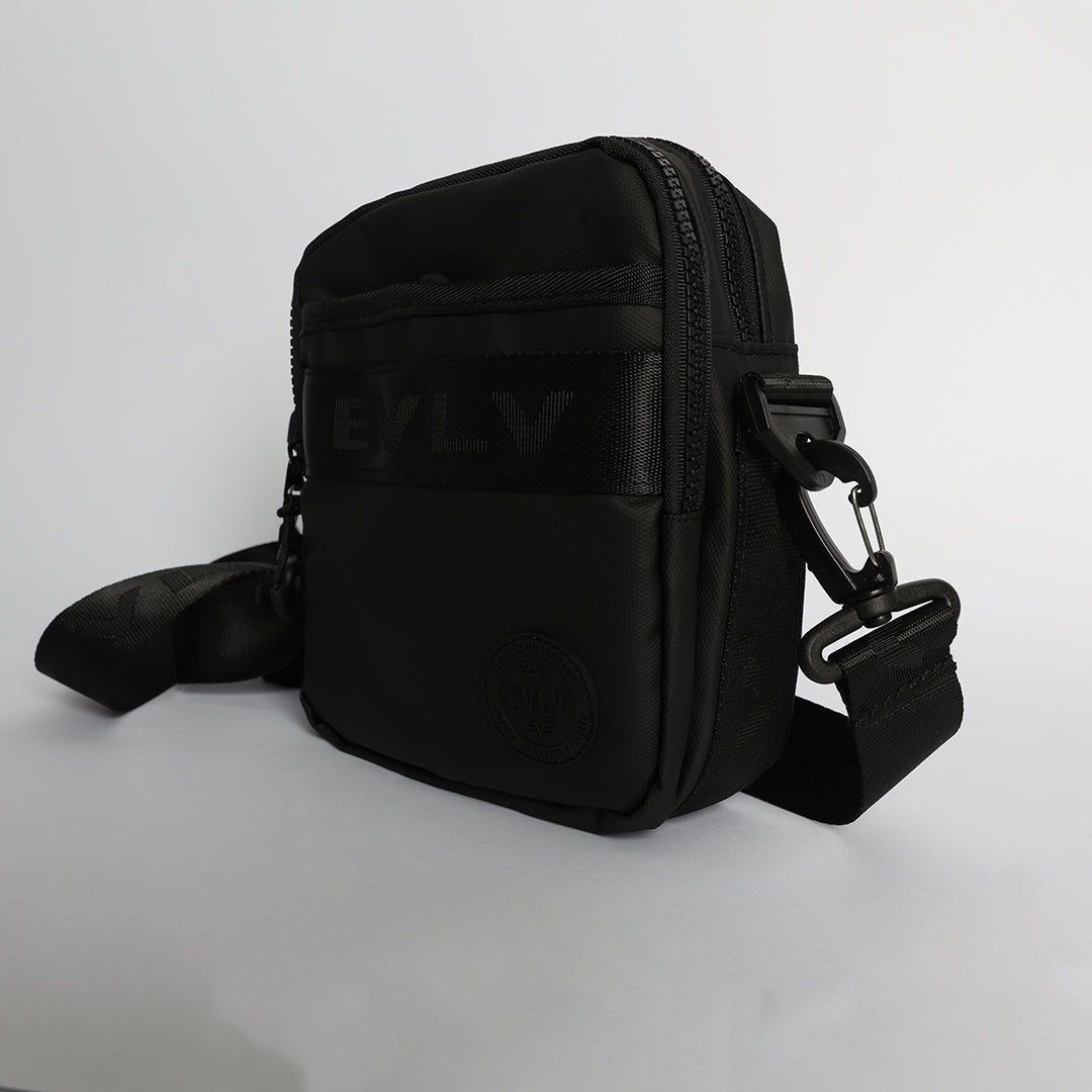 Crossbody Bag.Round Rubber Badge.