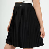 Black Pleated Skirt