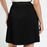 Black Pleated Skirt