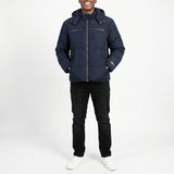 NAVY PUFFER JACKET