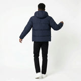 NAVY PUFFER JACKET