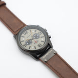 Pu Watch. Gun Metal Frame.
