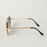 Angular Sunglasses.Nude Tips.Special Rainbow Ombre Lens.