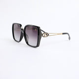 Oversized Sunglasses.Smoke Gradient Lens.