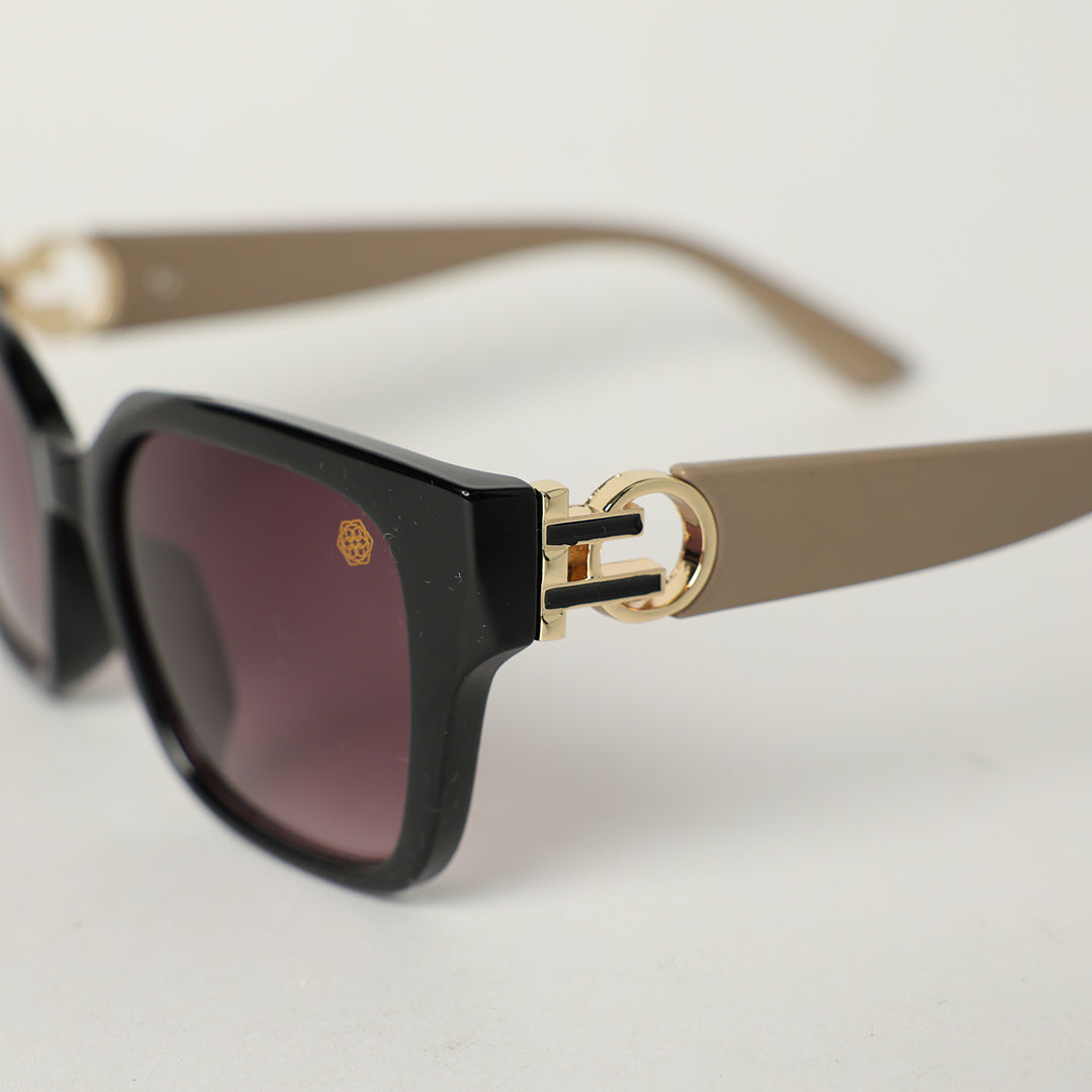 Overisized Wayfarer.Smoke Gradient Lens.