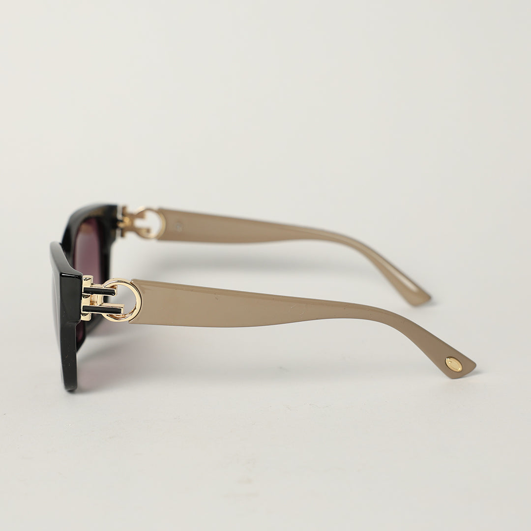 Overisized Wayfarer.Smoke Gradient Lens.