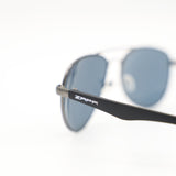 Aviator Sunglasses With Matte Temples.
