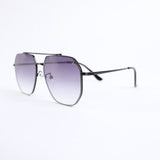 Aviator Sunglasses With Smoked Lens.