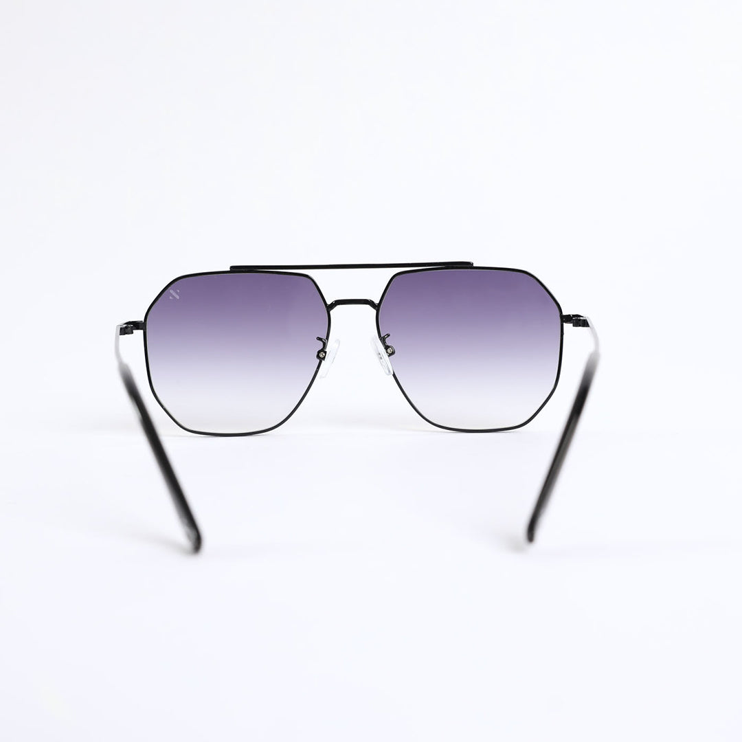 Aviator Sunglasses With Smoked Lens.
