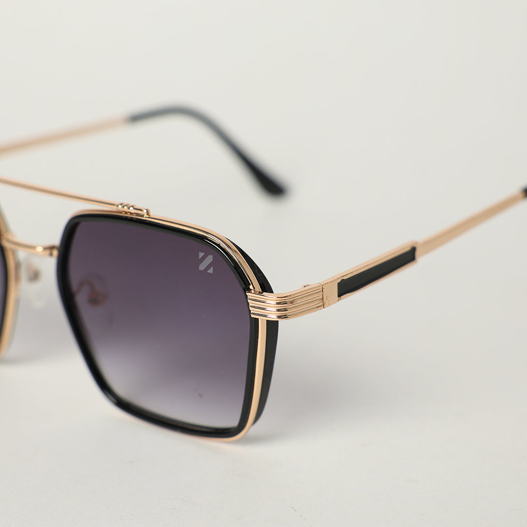 Lt Gold Aviator Sunglasses.