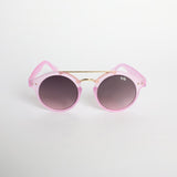 Round Sunglasses With Ombre Lens.