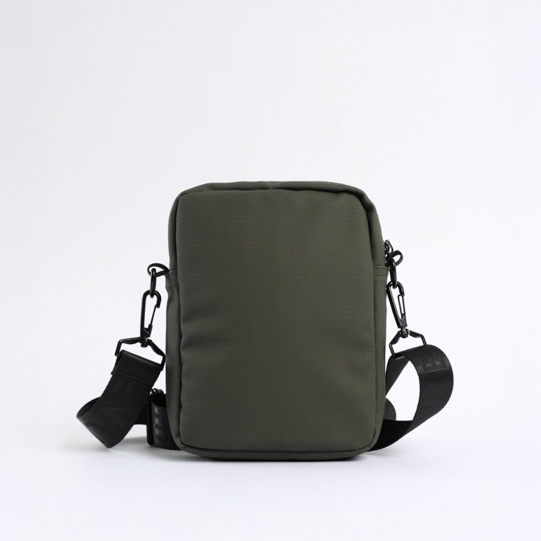 Utility Crossbody Bag Flap Pocket Details. EVOLVE Fashion Fusion