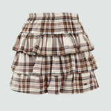 Check Mini Skirt
