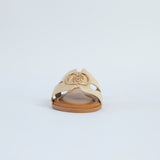 Woven Push In Sandal.CIARRA Trim.